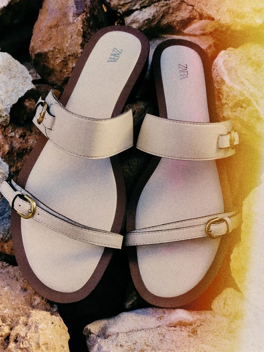 Zara Buckle Detail Sandals